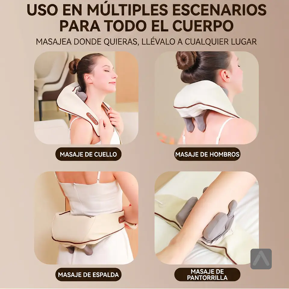 Masajeador Tipo Chal con Calor – Para Cuello, Cervicales y Cuerpo 5