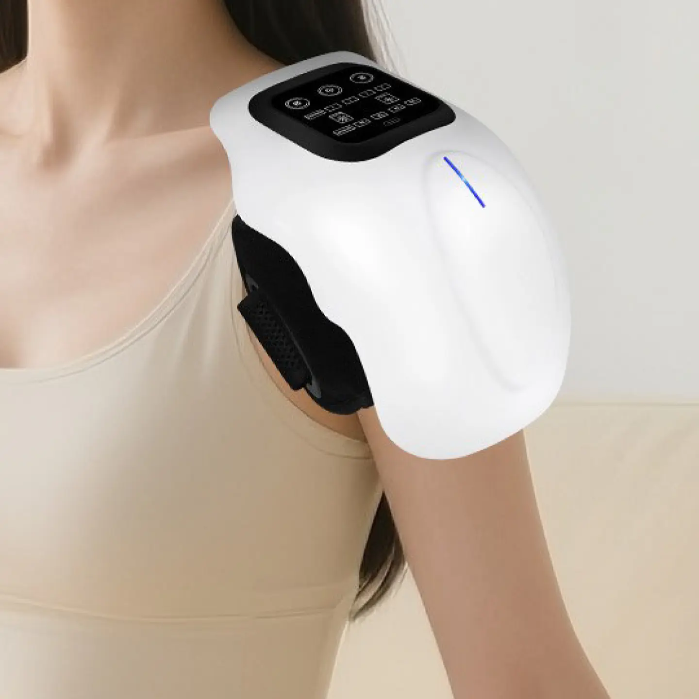 Masajeador Inteligente Inalámbrico para Rodilla con Calor, Vibración y Luz Roja 5