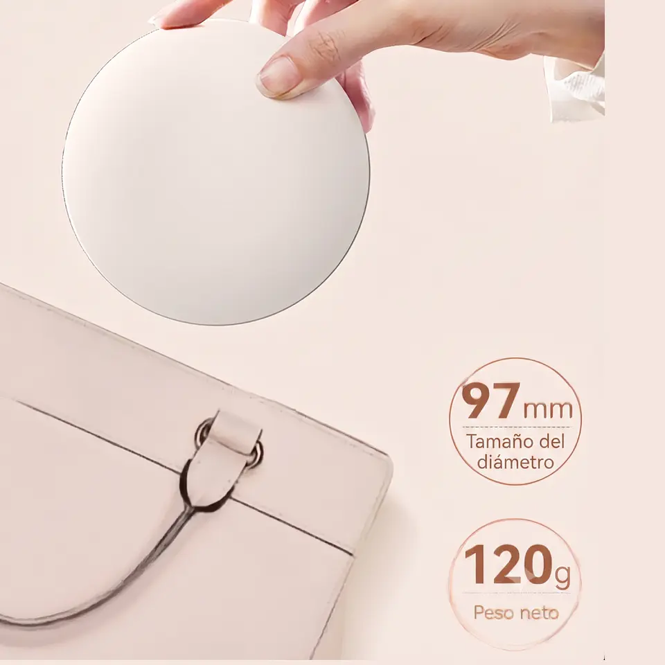 Espejo Portatil Inteligente. Cámara UV para prueba de protección solar 6
