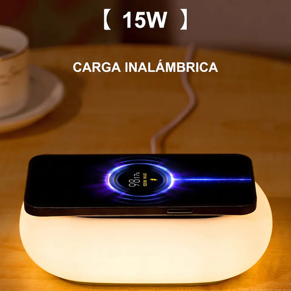 Lámpara y cargador inalámbrico 7
