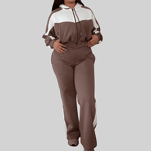 Conjunto Bicolor Franela