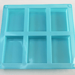 Molde rectangular para jabón