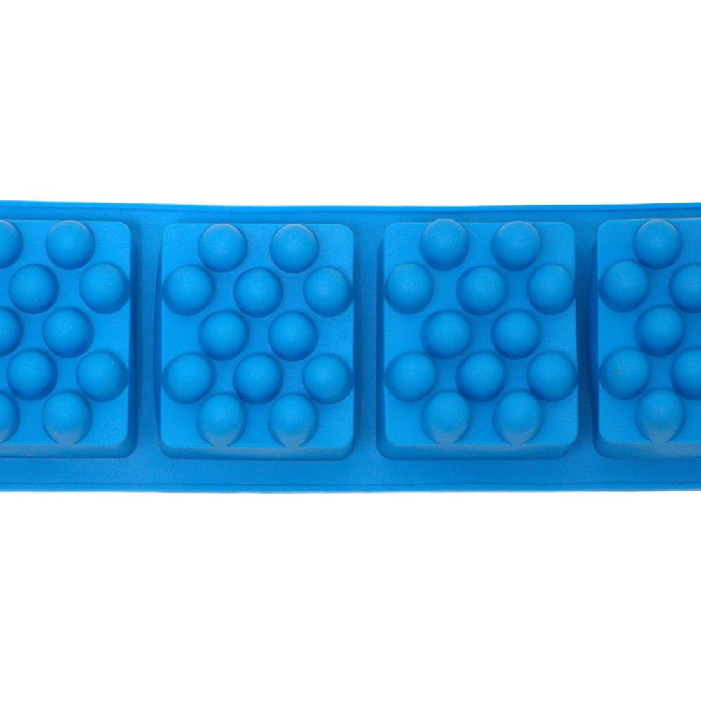 Molde rectángular para jabón Azul