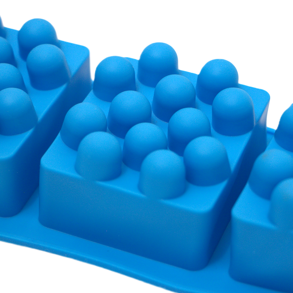 Molde rectángular para jabón Azul