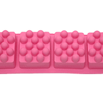 Molde rectángular para jabón Rosado