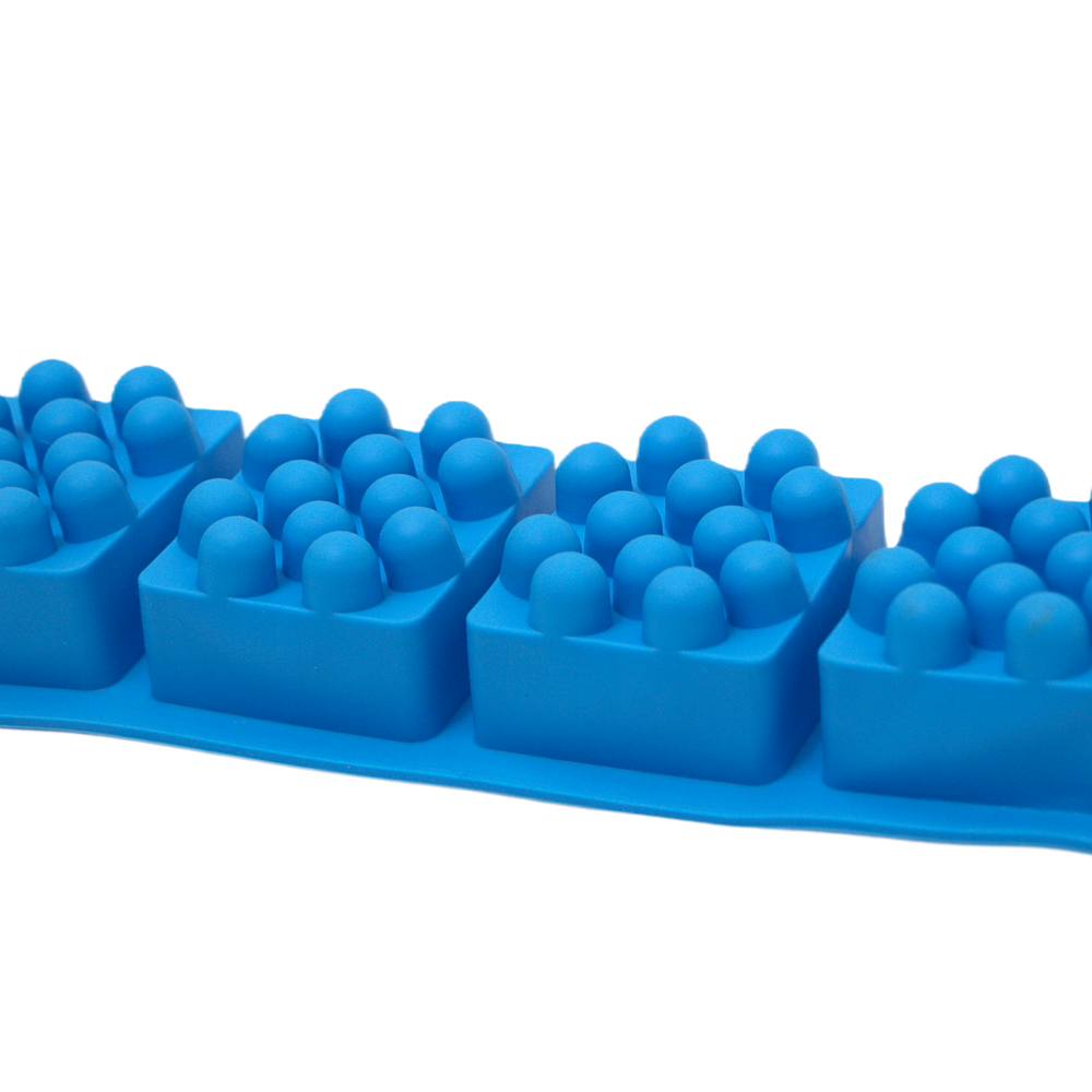 Molde rectángular para jabón Azul