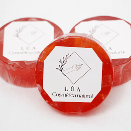 Jabon de glicerina aroma frutos rojos