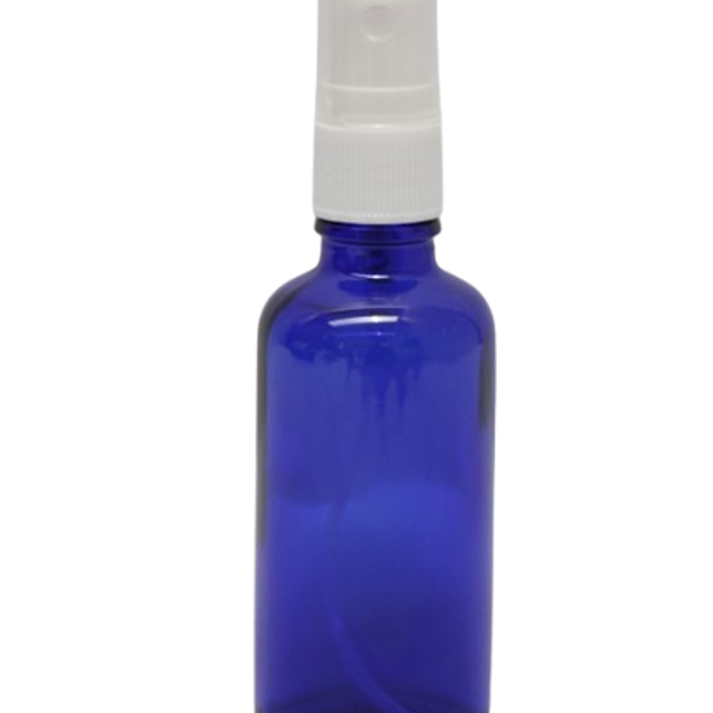 Frasco Spray Vidrio Azul 