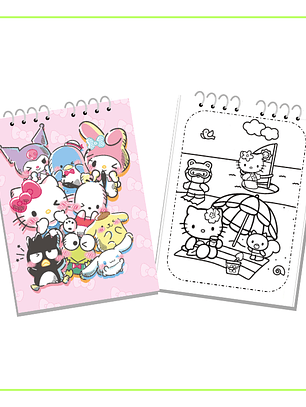 Kit Crockera para colorear Sanrio