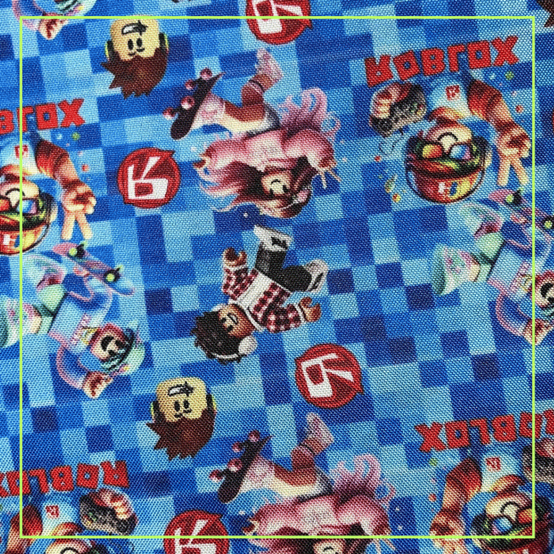 Set Bolsa de Tela + Individual para Colación Jardín Infantil Personalizado 7