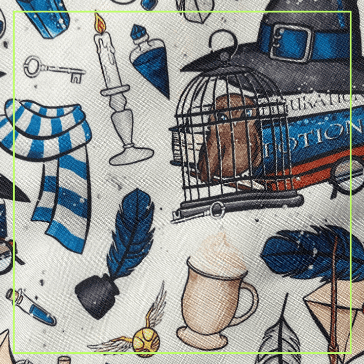 Set Bolsa de Tela + Individual para Colación Jardín Infantil Personalizado 10