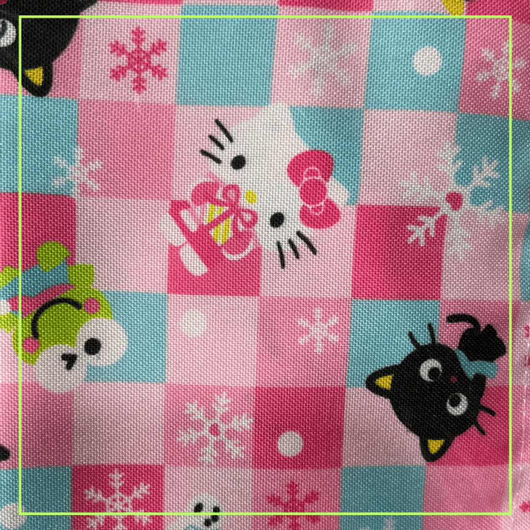 Set Bolsa de Tela + Individual para Colación Jardín Infantil Personalizado 14