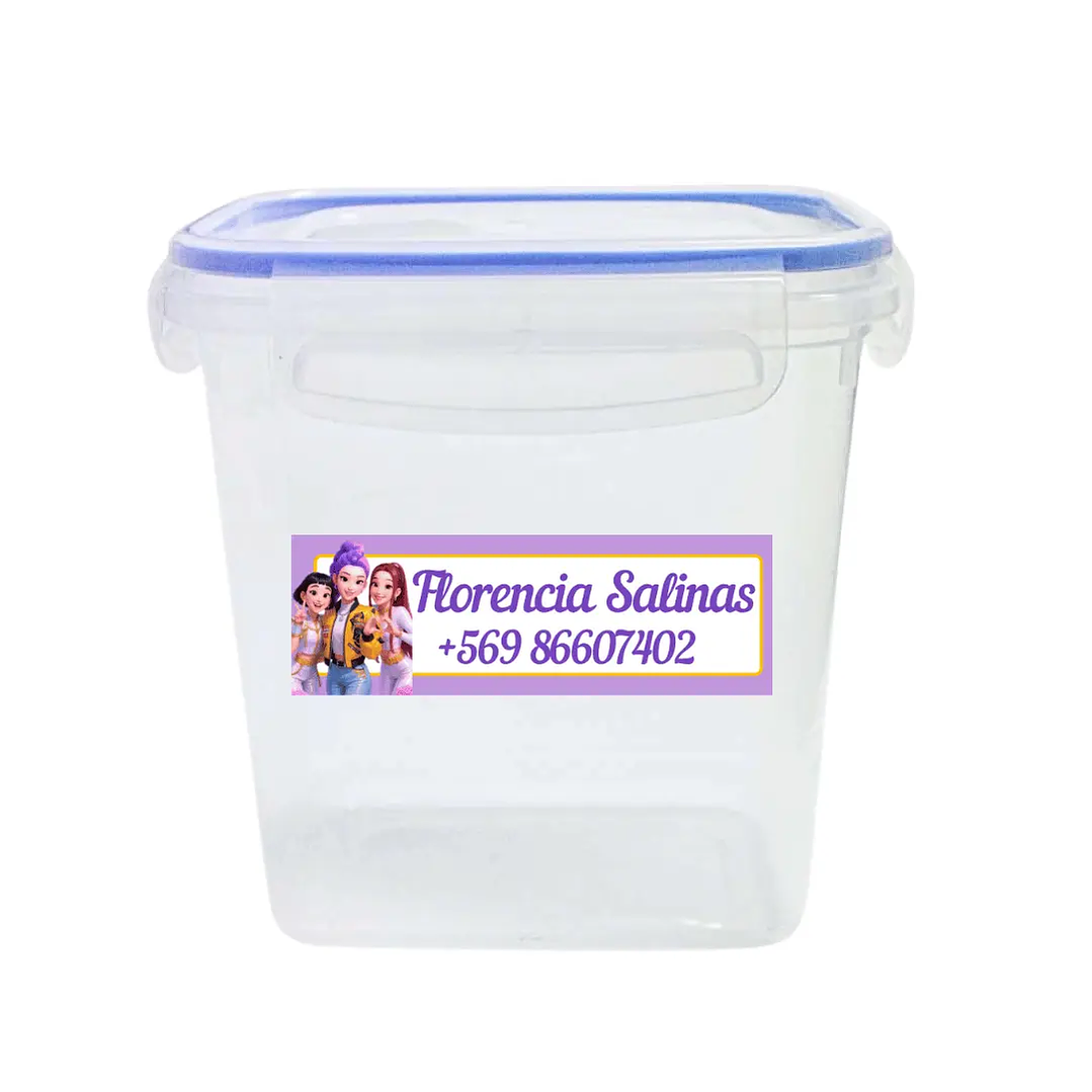 Etiquetas Personalizadas para Tuppers Resistentes al Agua x 6 1