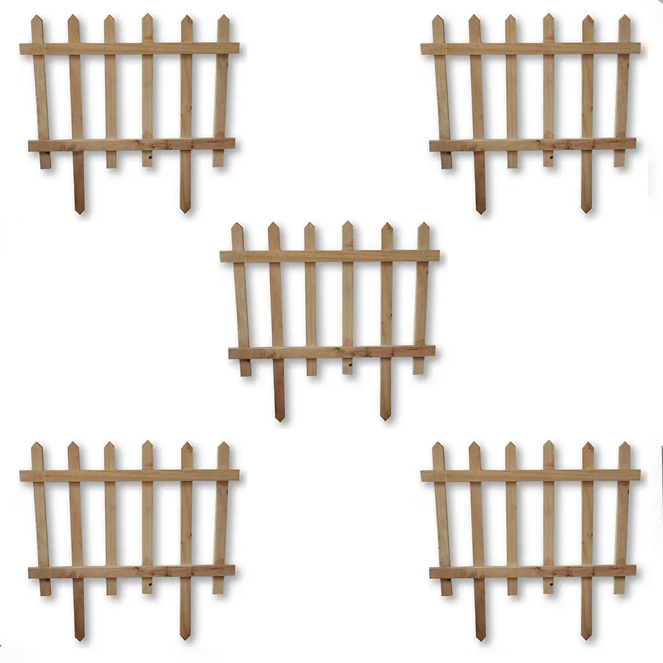 Cerca En Pino Combo 5 Unidades Mediana 80 Cm  1
