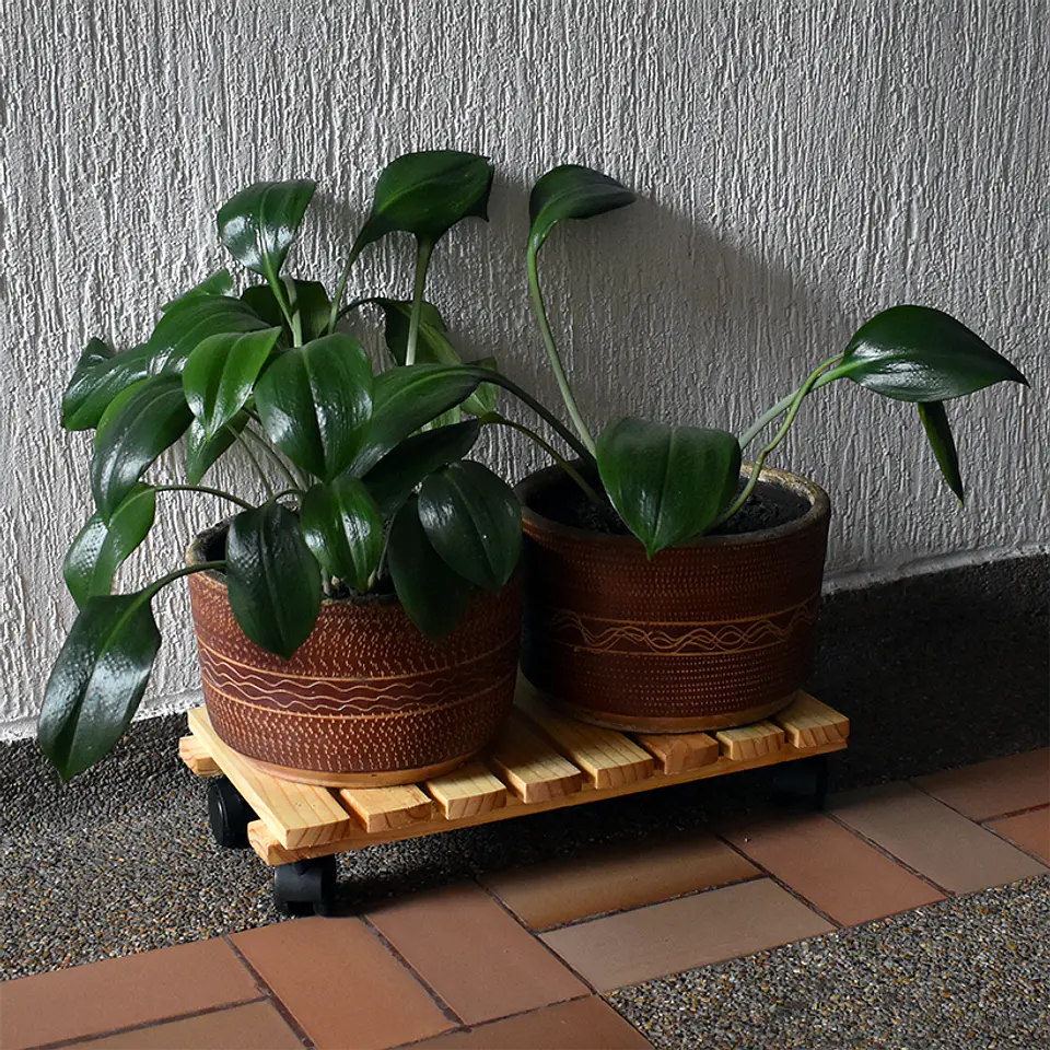 Base Para Matera Con Ruedas 50cm X 24 Cm 2