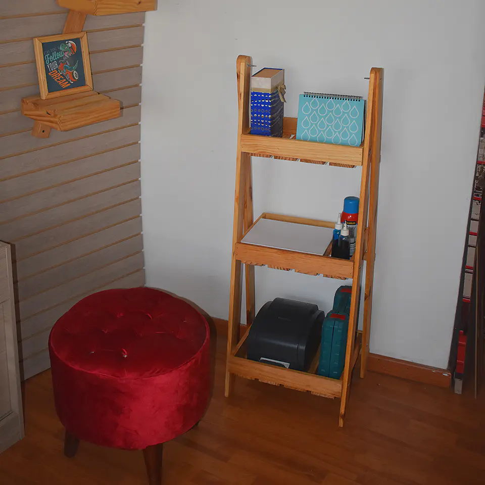 Mueble Organizador Plegable en pino Multiusos 120 X 46 Cm 2
