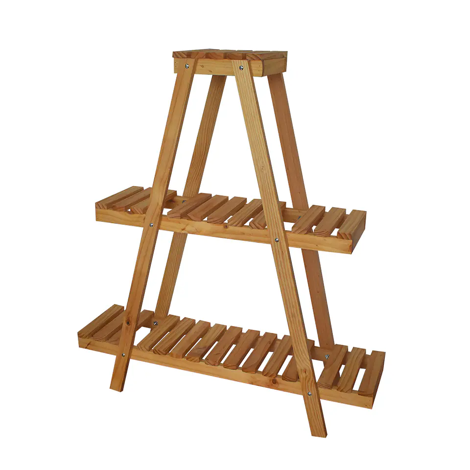 Jardinera Piramide En Pino Mueble Jardín En Pino 1