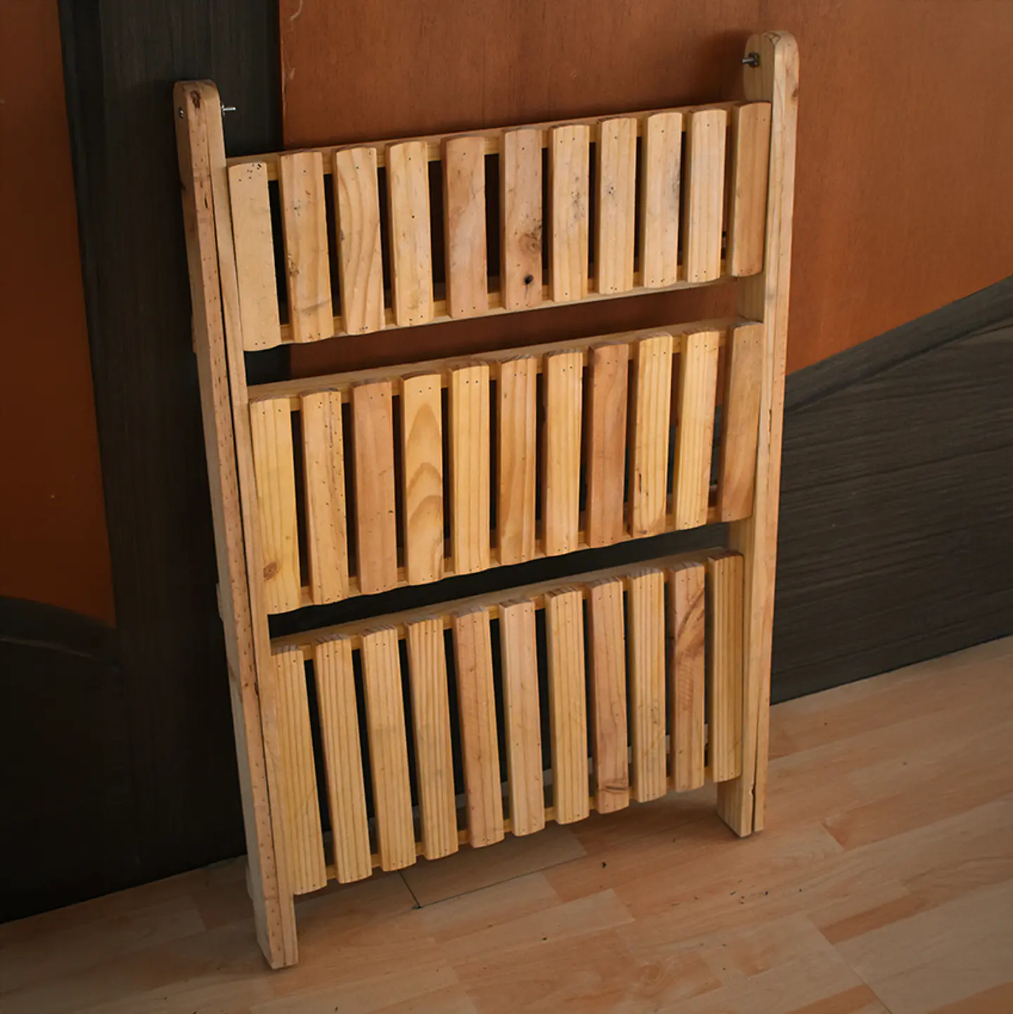Mueble Jardín Jardinera Plegable En Madera Pino 100 X 67 Cm  4
