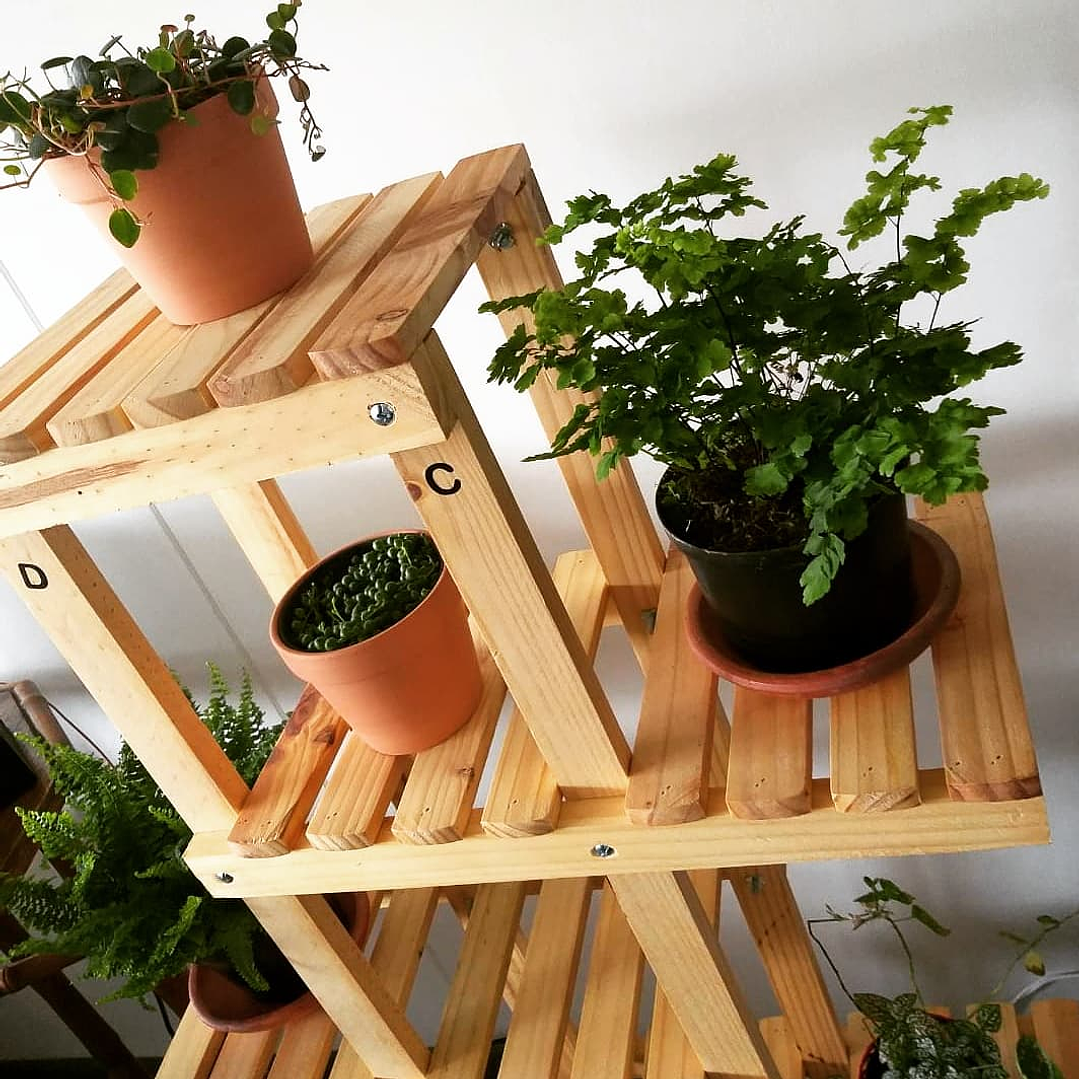 Jardinera Tipo Árbol Mediana 120 Cm En Pino 4