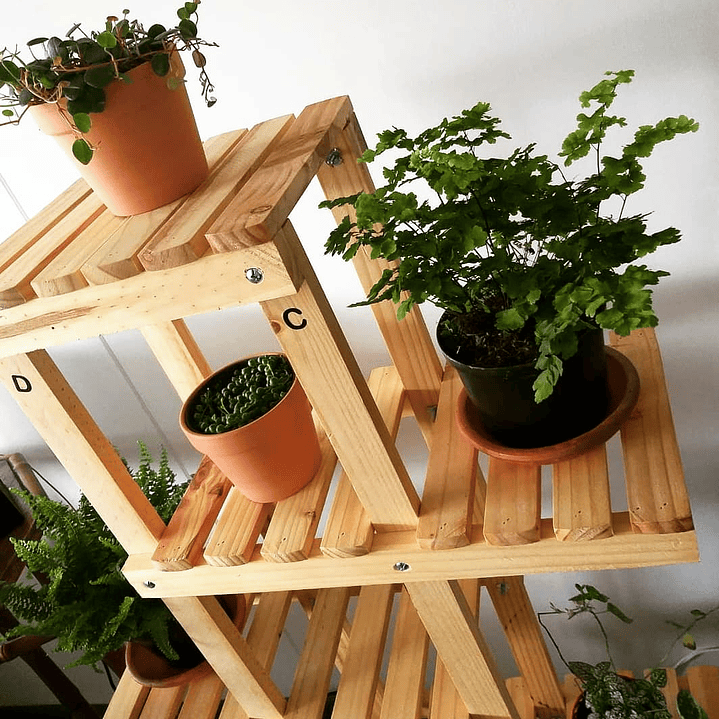 Jardinera Tipo Árbol Mediana 120 Cm En Pino 4