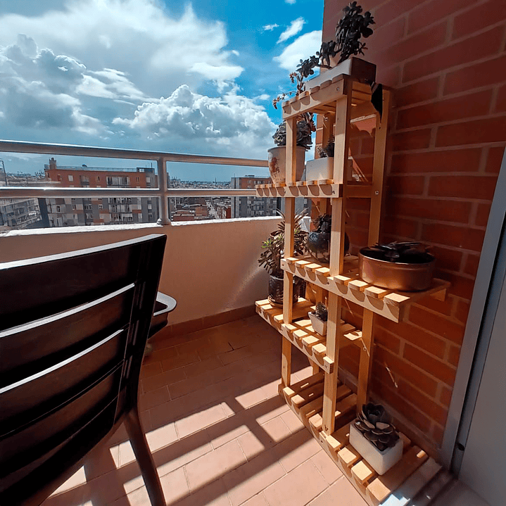 Jardinera Tipo Árbol Mediana 120 Cm En Pino 3