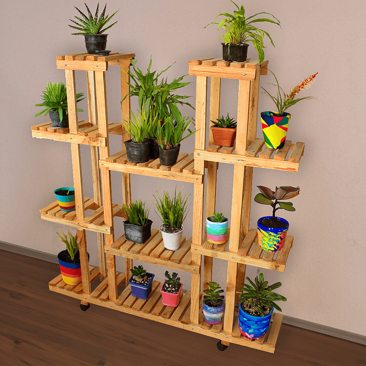 Mueble Jardín Jardinera Niveles 120 Cm X 120 Cm 2