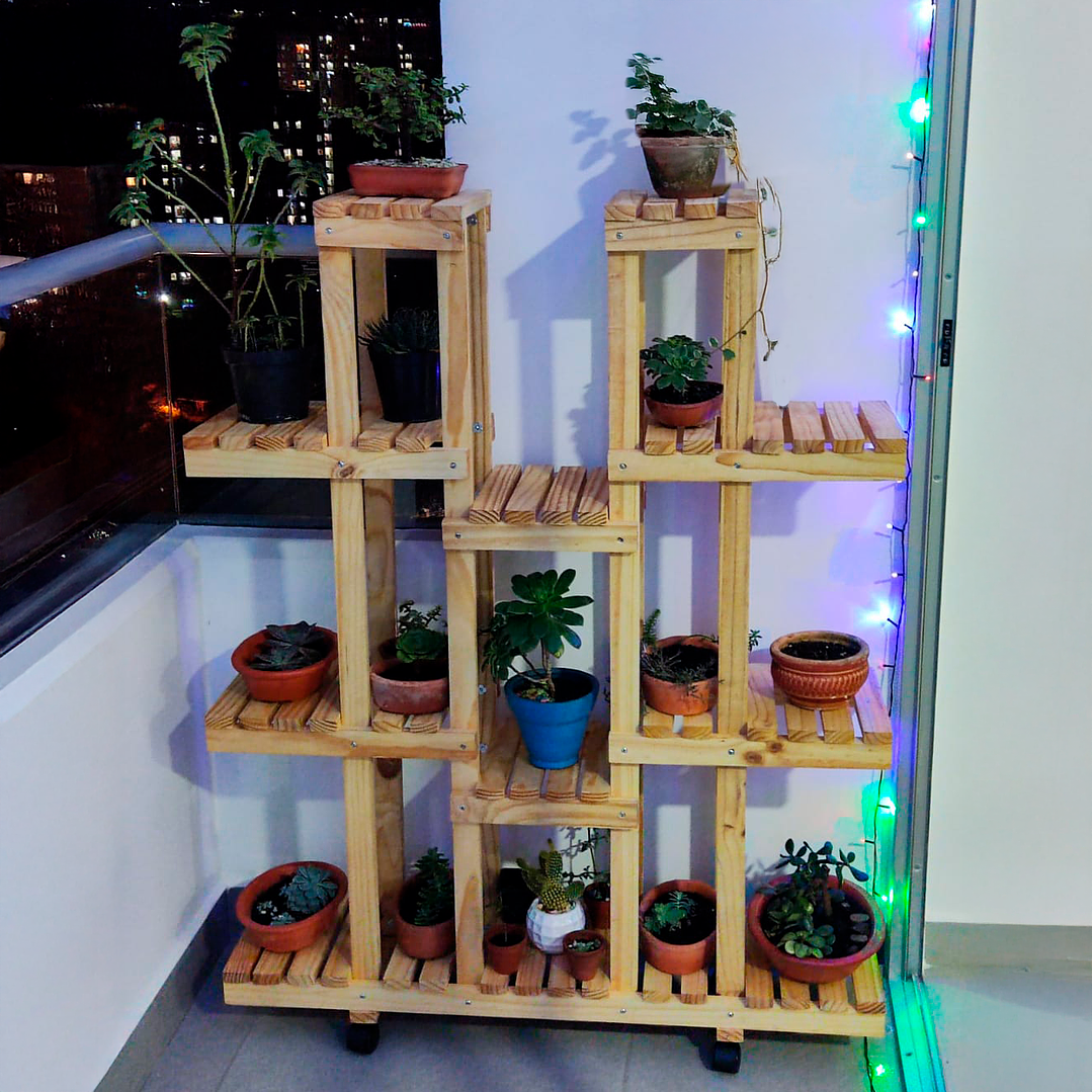 Mueble Jardín Jardinera Niveles 120 Cm X 120 Cm 4