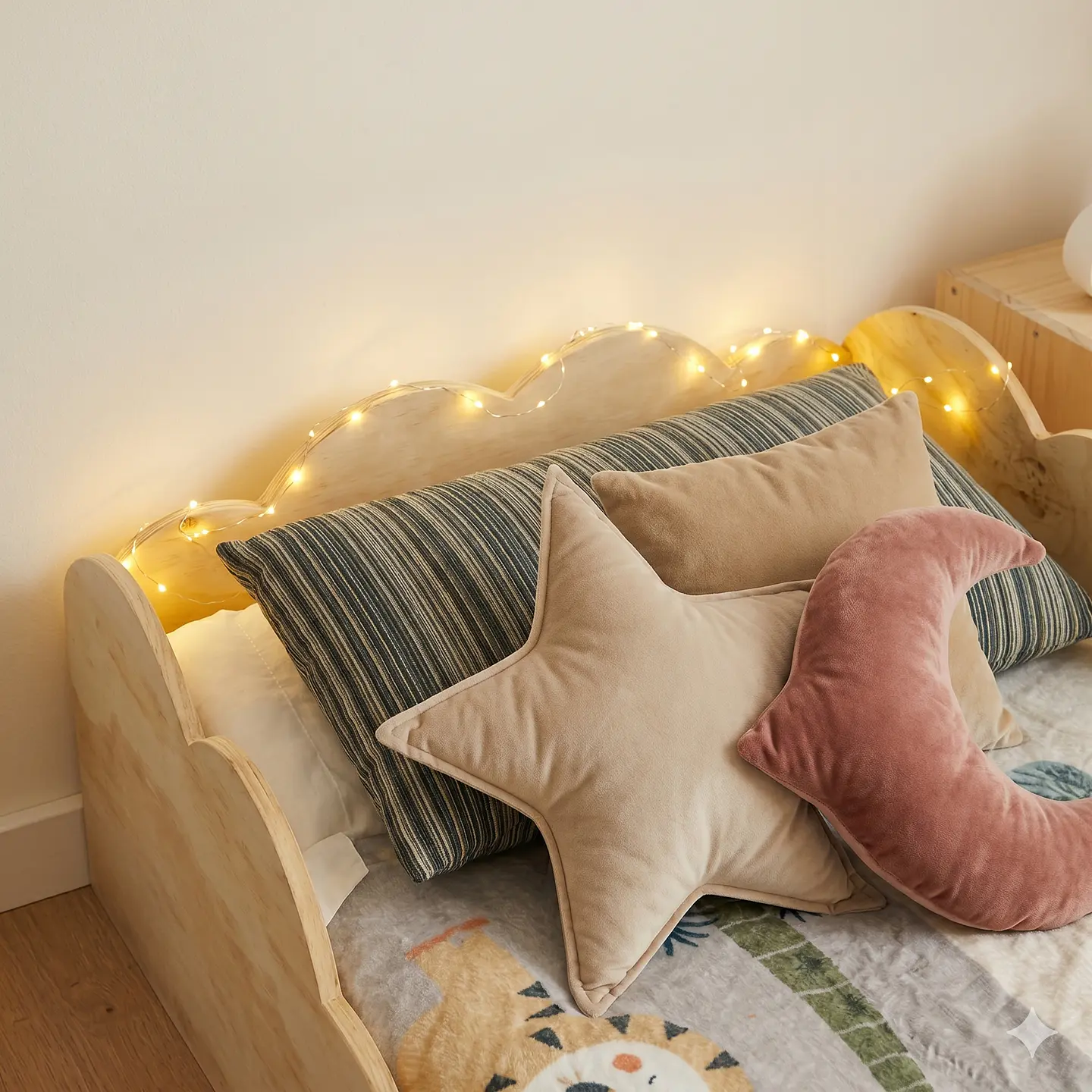 Combo Cama Nube Montessori + Colchón 7