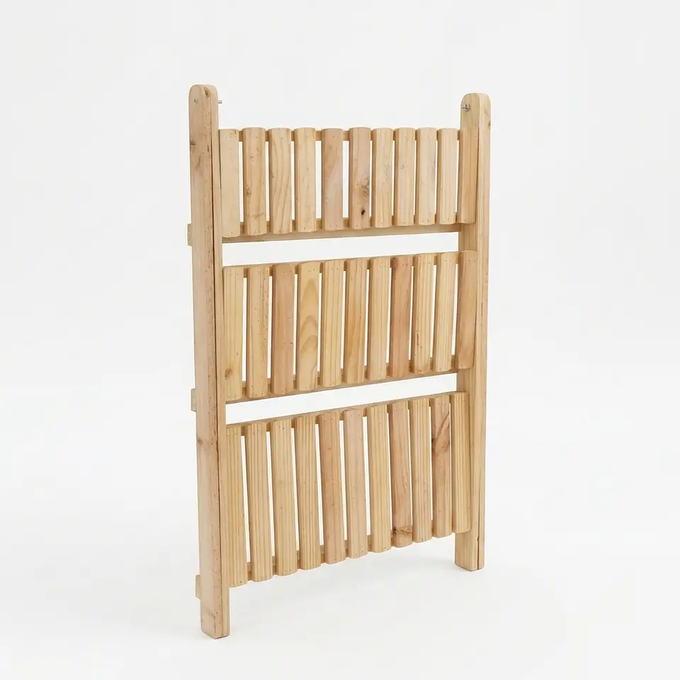 Mueble Jardín Jardinera Plegable En Madera Pino 100 X 67 Cm  6