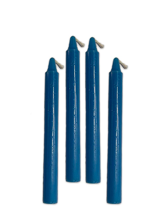 Velas Taper Azul