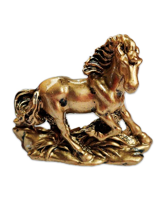 Figura  de Caballos Dorados 3