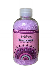 Sal de Baño Krishna  Violeta 250 ML.