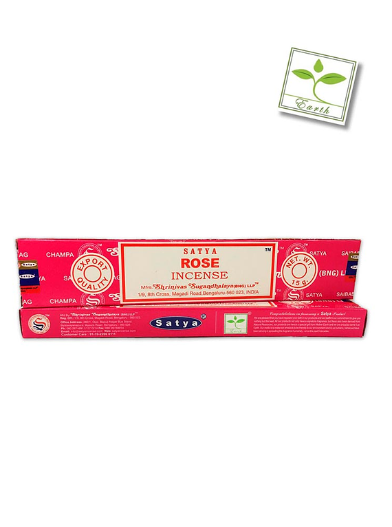 Incienso Satya Rosa 15 gm. 12 unidades