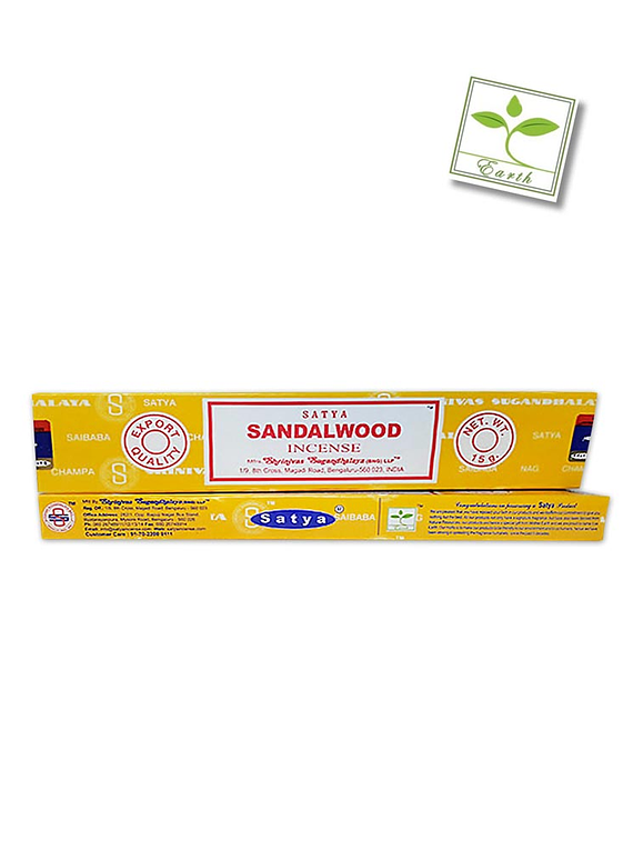 Incienso Satya Sandalwood 15 gm. 12 unidades.