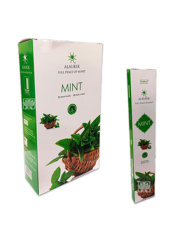 Incienso Alaukik  Slim  Menta 15Gr