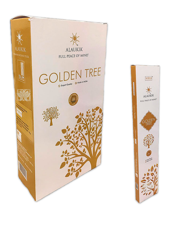 Incienso Alaukik  Slim 15Gr Golden Tree