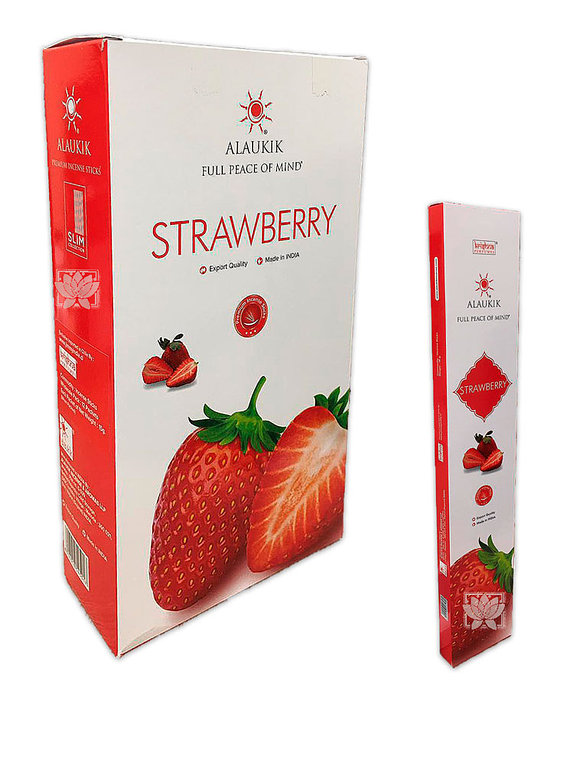 Incienso Alaukik  Slim  Frutilla 15Gr