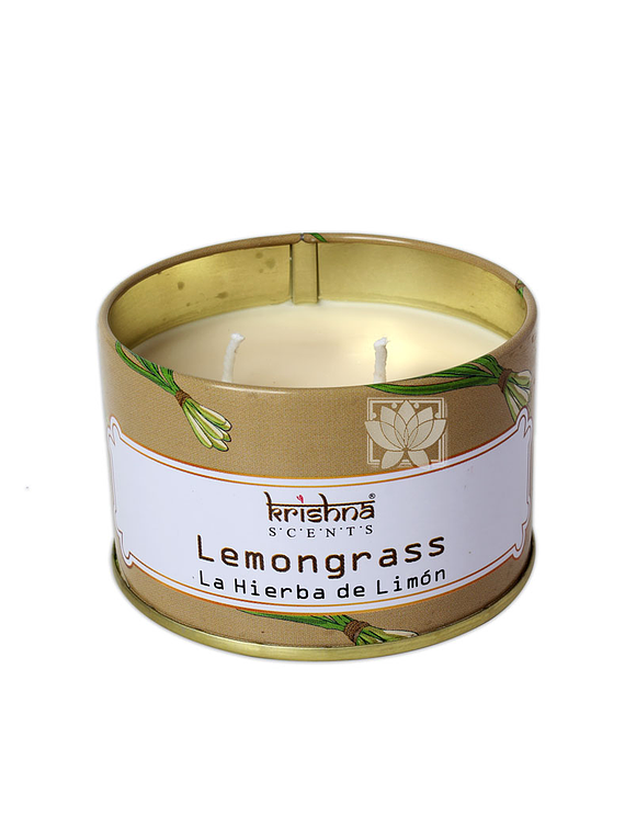 Vela Aromaticas Lata Krishna Lemongrass