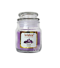  Vela Aromatica Frasco Krishna Violeta 75grs 