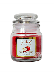 Vela Aromatica Frasco Krishna Manzana 75grs