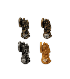 Set Figura Ganesh  Poliresina  1,7" JI21-57