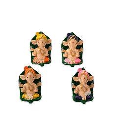 Set Figura Ganesh  Poliresina 2,9" JI21-52