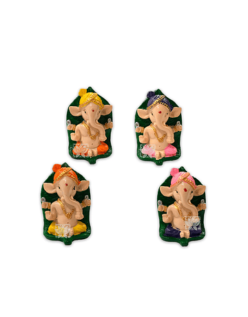 Set Figura Ganesh  Poliresina 2,9