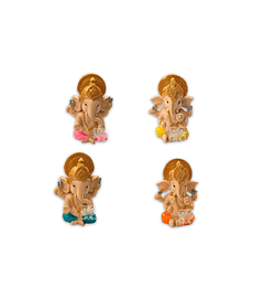Set Figura Ganesh  Poliresina 2,9" JI21-53
