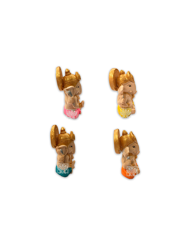 Set Figura Ganesh  Poliresina 2,9