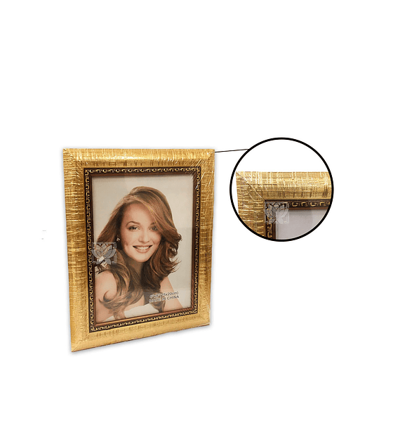 Porta Retrato   Dorado 15 x 20cm 