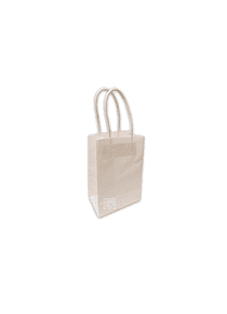 Bolsa Papel  Color (Regalo) Blanco con manilla 15X9  JI16-08F