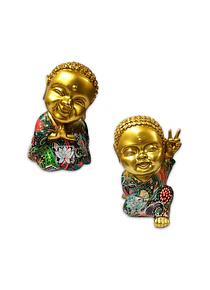 Figura Buda Joven Grande  Paz y Rezando 6