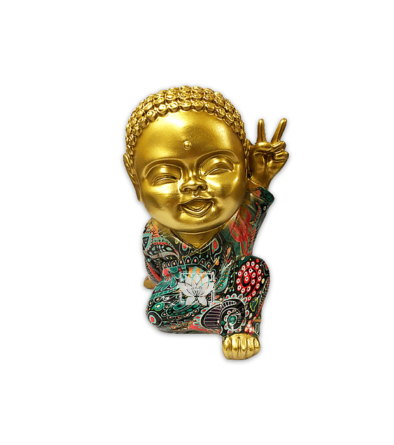 Figura Buda Joven Grande  Paz y Rezando 6" JI21-160