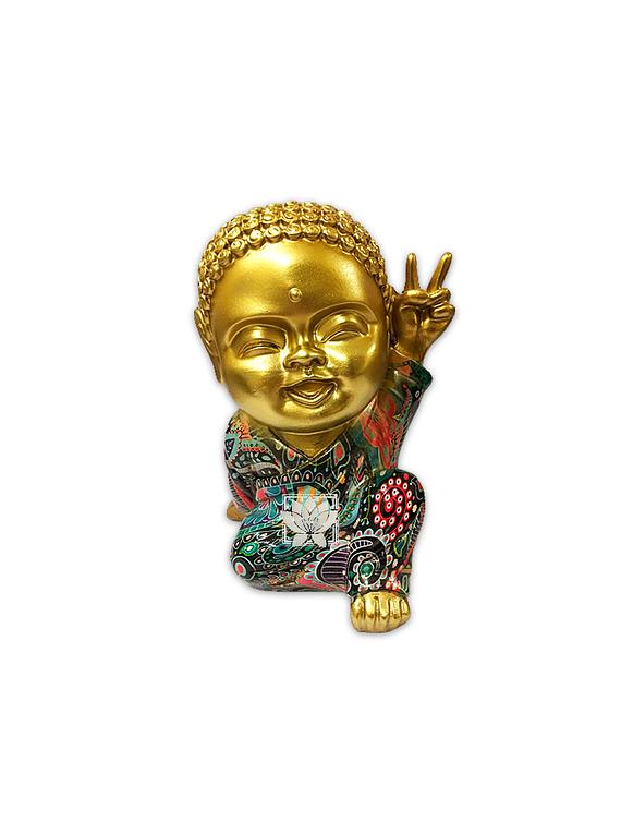 Figura Buda Joven Grande  Paz y Rezando 6